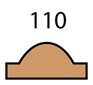 applied moulding 110 cross section